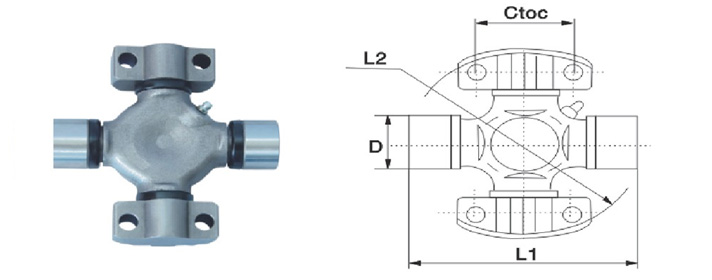 Type FA-2 Wing And 2 Plain Bearings